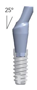 Smart abutments (gehoekt 25°)