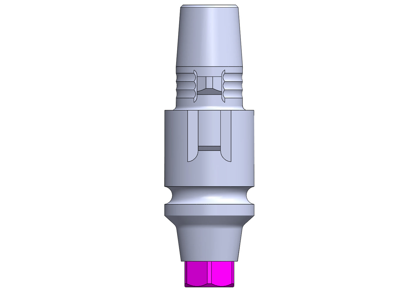 Scanpost voor universeel hybride abutment