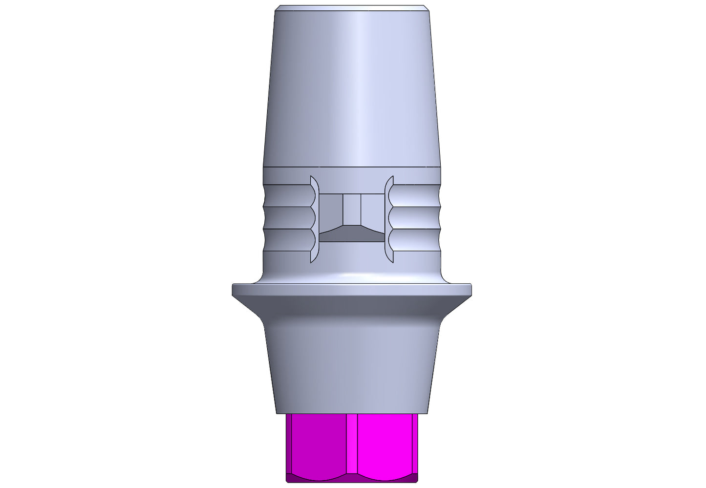 Universeel hybride abutment