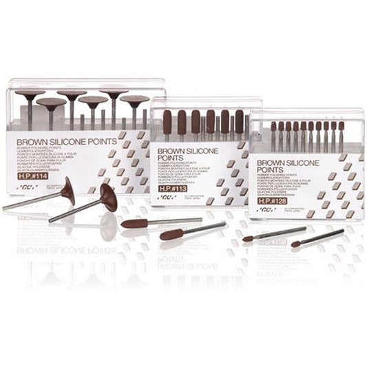 GC Brown Silicone Points